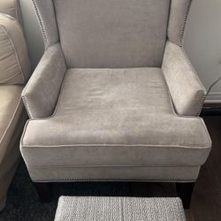 Indoor Lounge Chair + Ottoman