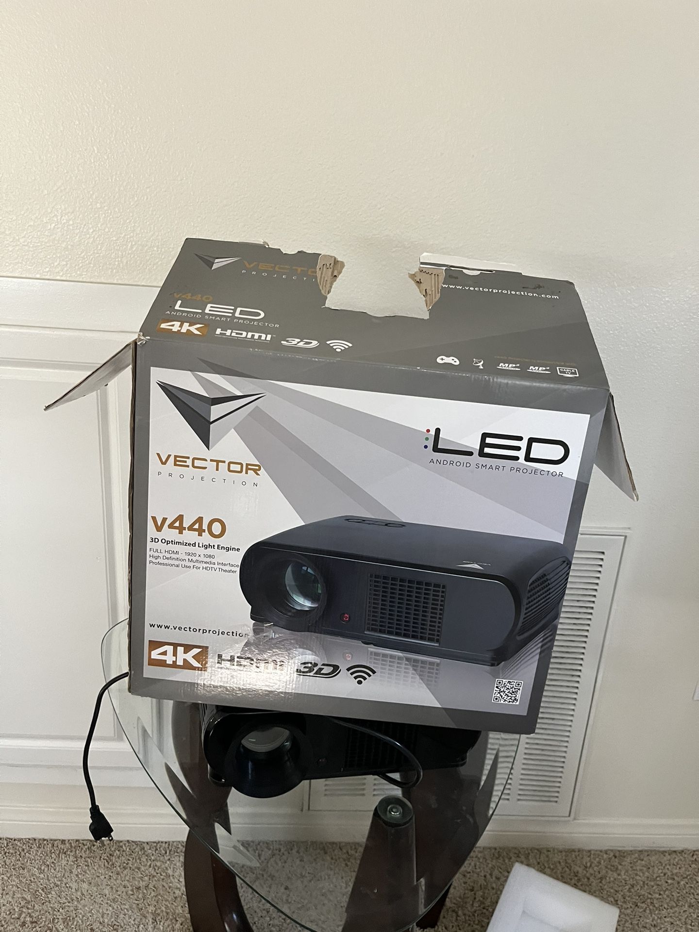 Projector And Screen