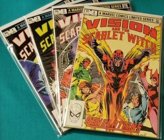Vision and the Scarlet Witch #1-4 Marvel Comics Limited Series Complete Set 1982