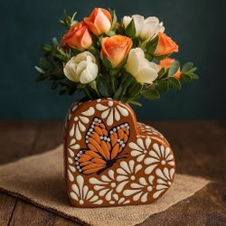 Talavera flower vase