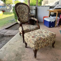 Chair And Ottoman 