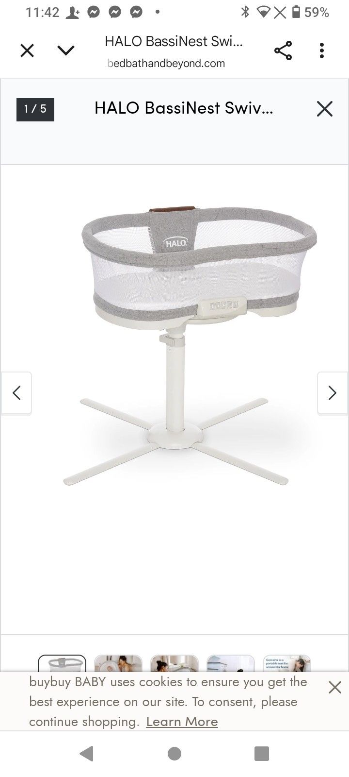 Bassinet For Sale $50