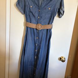 Ladies Chambray Dress