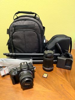Canon EOS R100 Camera Bundle with Lenses and Accessories