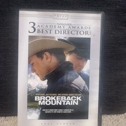 Broke back Mountain DVD 