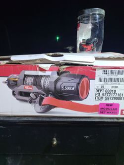 Hyper Tough 5,500 LB Electric Winch