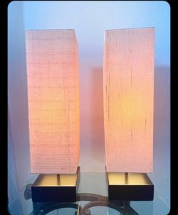 Table Lamps by West Elm Set of 2 Modern Touch Control -  26Lx7W