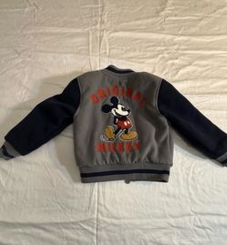 Disney Original Mickey Mouse Kid XXS sz 3-4 Varsity Jacket