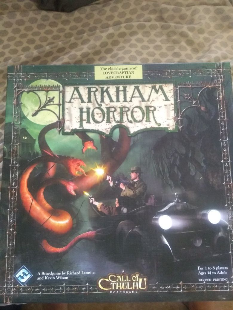 Arkham Horror A Call Of Cthulhu board game