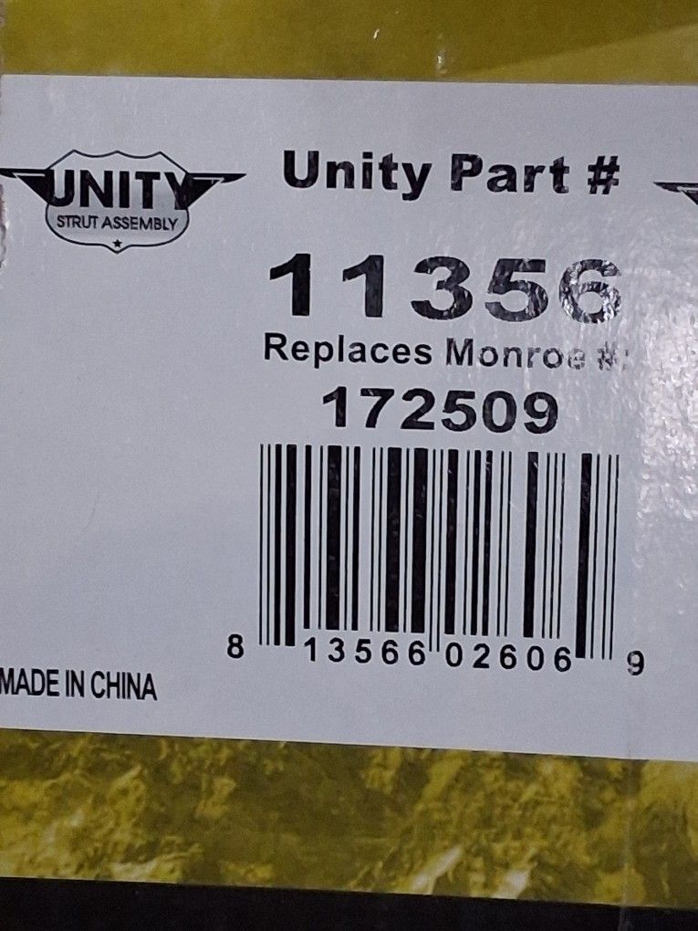 Struts x4 For 2012 Dodge Journey