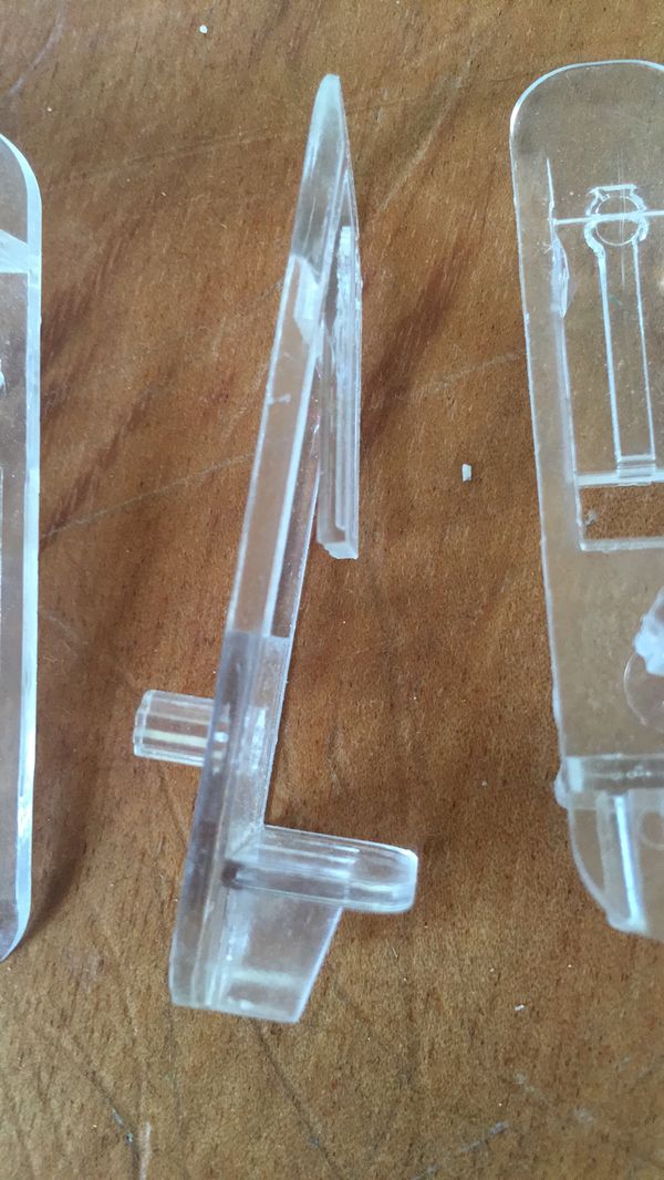 40 clear plastic shelf supports. for Sale in Sellersville, PA OfferUp