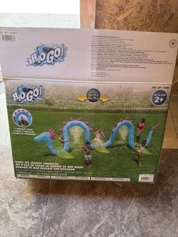 Giant Sea Serpent Kids Inflatable Sprinkler