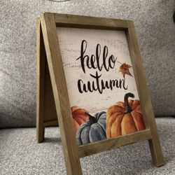 Fall Thanksgiving Rustic Decoration Double Sided