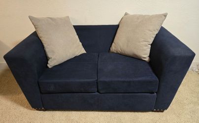 Love Seat Navy Blue Color