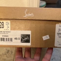 Authentic Lou Boutin Heels Patent Leather 