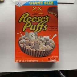 Kaws x Reese’s Puff Cereal Collab Giant Size 