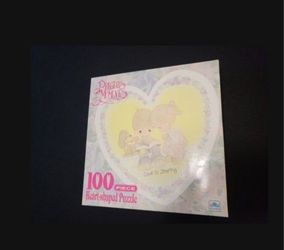 Precious Moments 1992 Heart Shape Puzzle Never Opened! Vintage