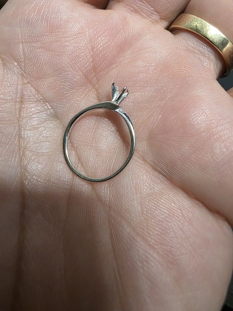 14k White Gold Ring