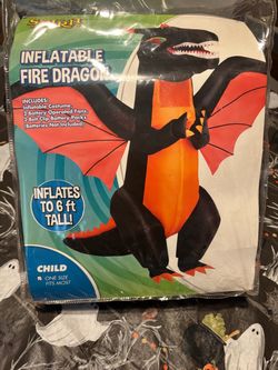 Spirit Inflatable Fire Dragon Child Costume