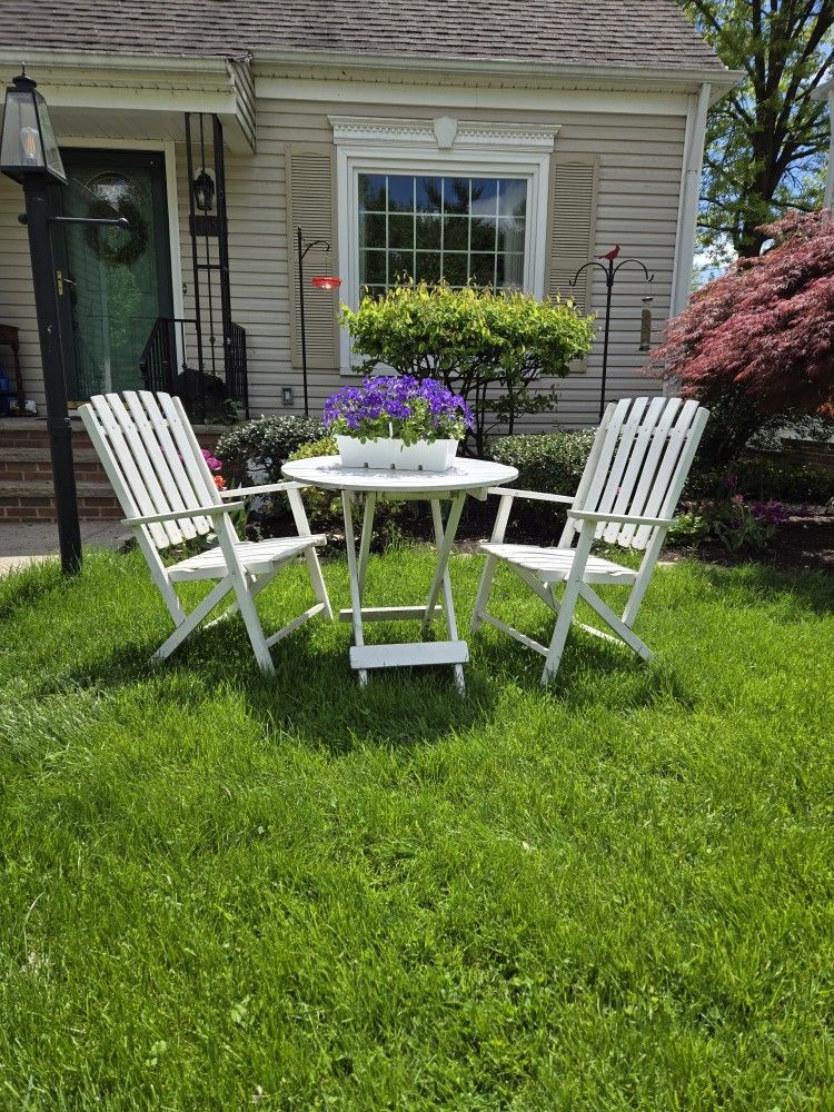 Patio Table and Two Chairs