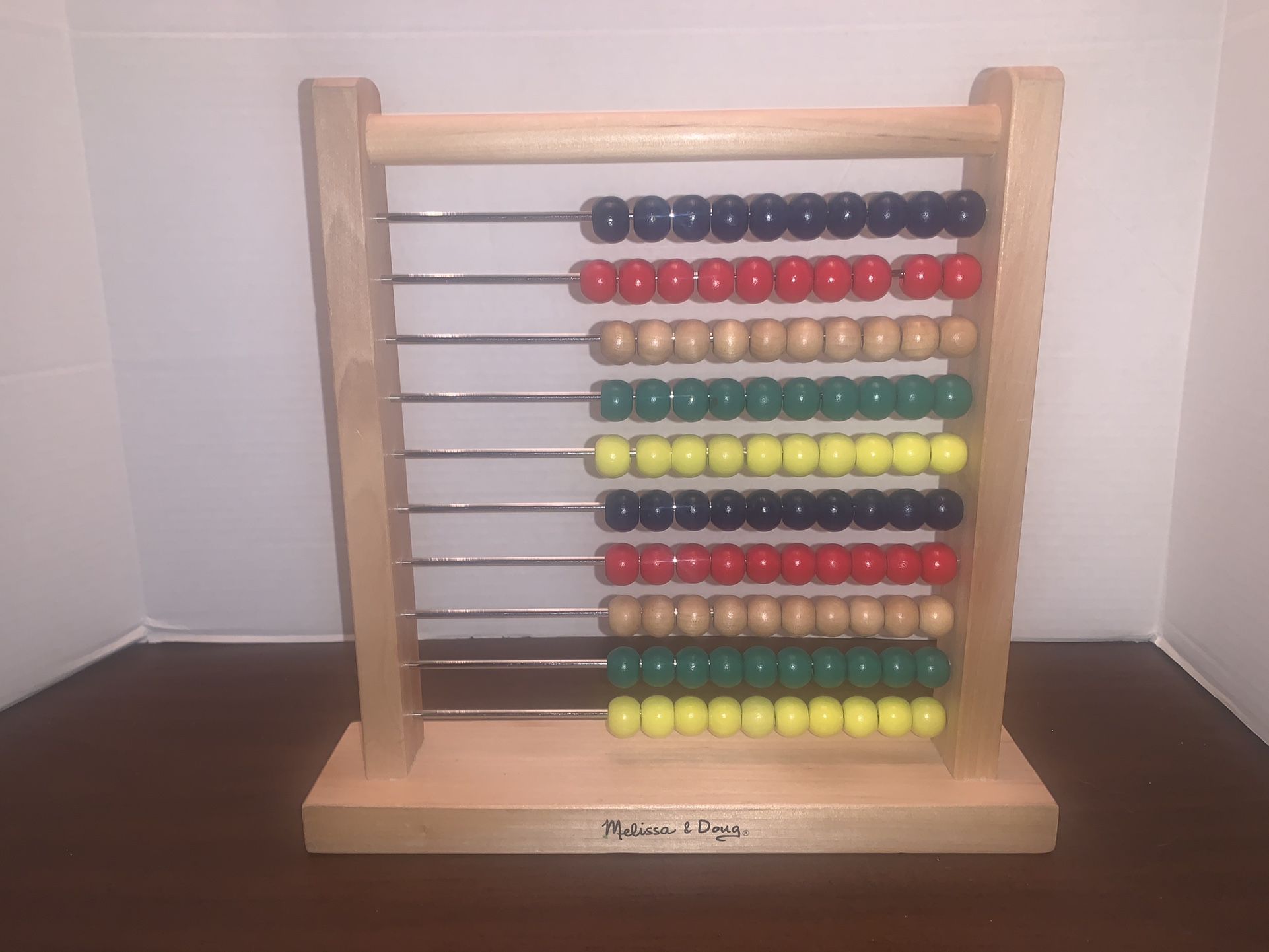 Melissa And Doug Wooden Abacus Kids Boys Girls Educational Toy