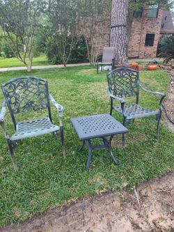 IRON patio furniture farmhouse decor home decor para su PORCHE de fierro PESADO