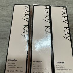  New Mary Kay Timewise 3-in-1 Cleanser COMBINATION to OILY 4.5 Oz.( lot of 3)
