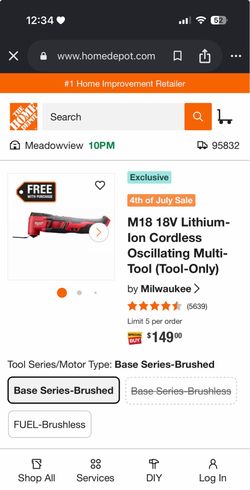 Milwaukee Cordless Oscillator