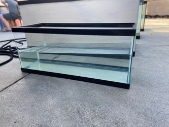 Unique 20 gallon tank for turtle or reptile - side entry / half glass opening / fish tank /aquarium