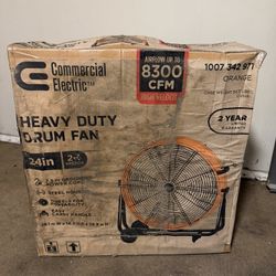Commercial Electric Heavy Duty Drum Fan 