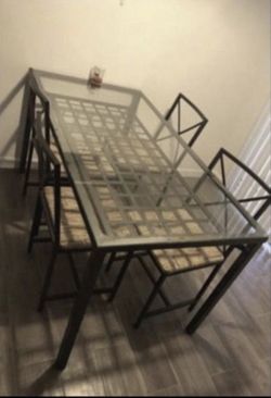 IKEA glass Table