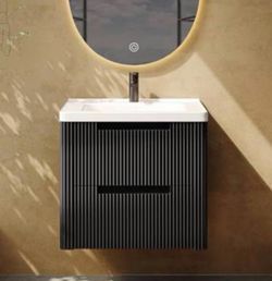 24" Floating Bathroom Vanity with Sink