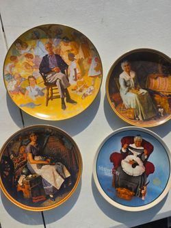 Norman Rockwell plate collectables