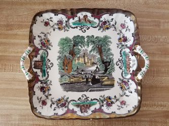Masons Leeds Ironstone China Serving Tray 1932
