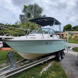 1987 pursuit 220 walkaround