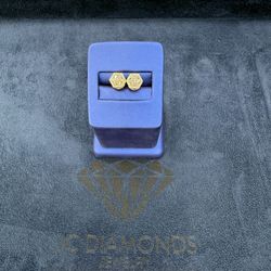 Earrings Diamonds Real Gold 10k 