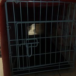 Blue Dog Crate/ Cage
