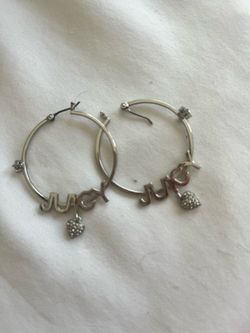 Juicy couture earrings