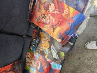 One Piece, Pokémon, Marvel, Dc And More, 3D poster,3D Lenticular Flip Effect,Anime Manga,3 In 1