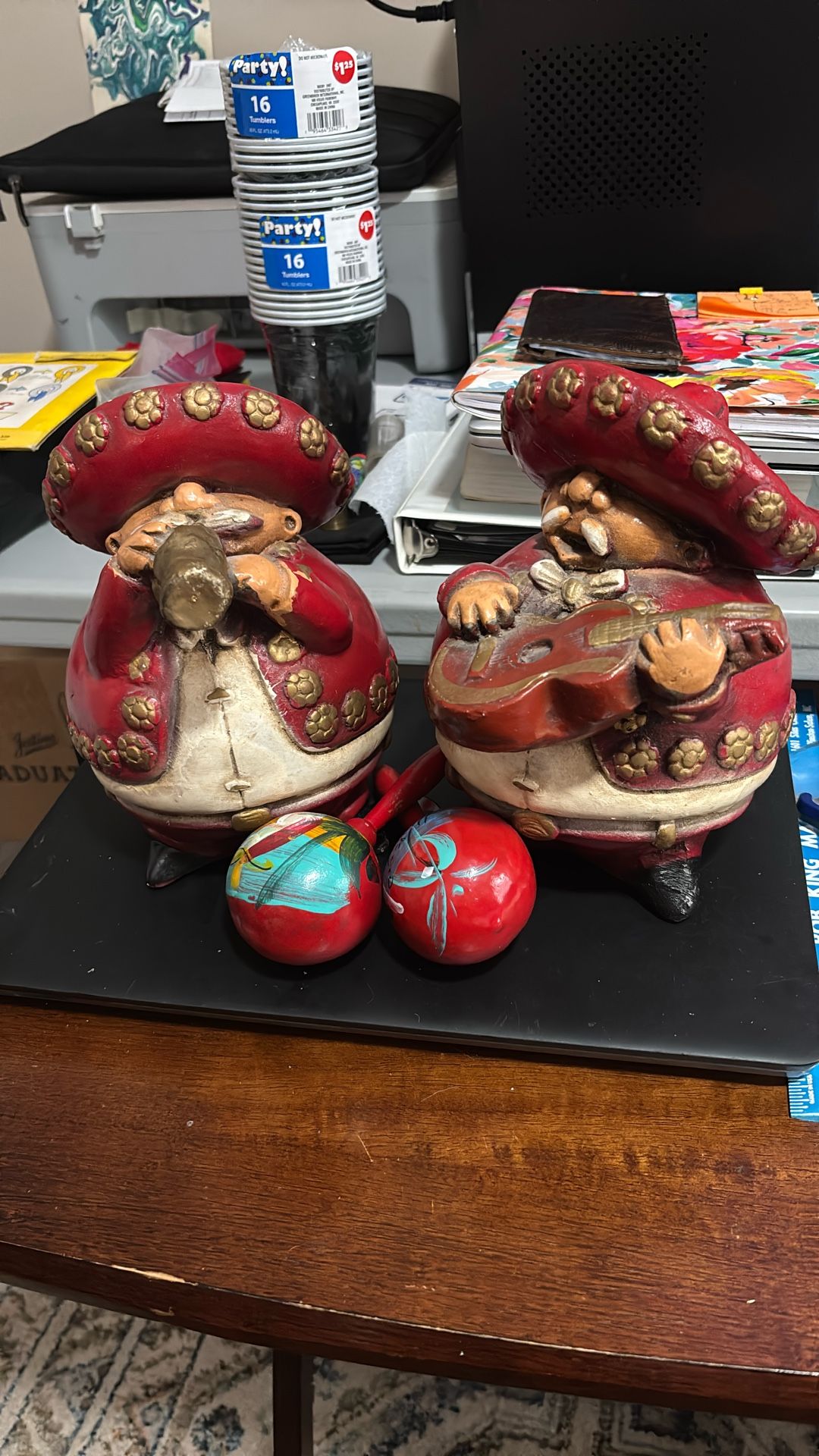 Baked Clay Figures Mexican Singers
