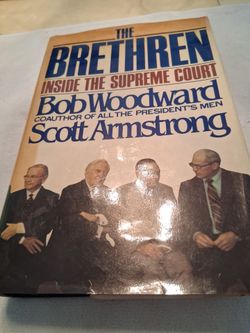 Vintage pair of supreme court history and constitional law the brethren and second book politics the constituents and the Warren court
