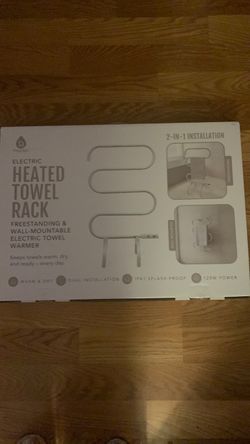 Eletric heated towel rack
