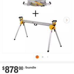 Dewalt Chop Saw And Dewalt Stand