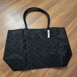 Victoria's secret Black Monogram Tote Bag with Tags