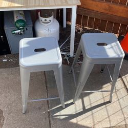 Metal Stools (grey)