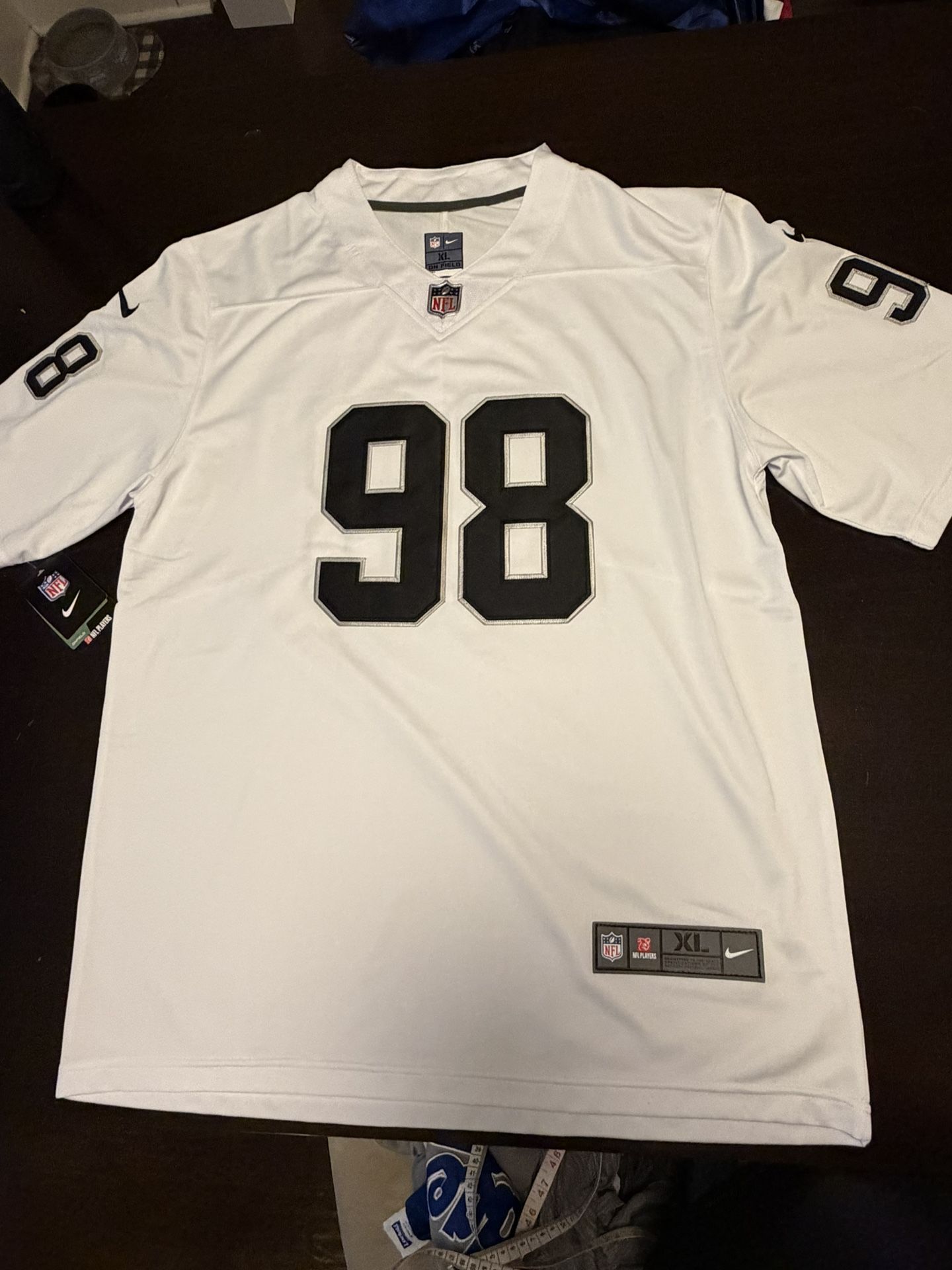 Raiders Maxx Crosby Jersey XL