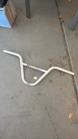 Eastern stock white BMX race bars