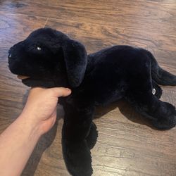 Folkmanis Black Labrador Lab Puppy Dog Full Body Hand Puppet Plush 21” Folktails