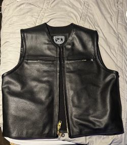 Espinoza’s Leather Cali Cut Vest