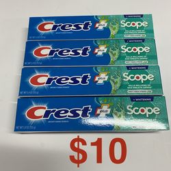 Crest + Scope Toothpaste Bundle